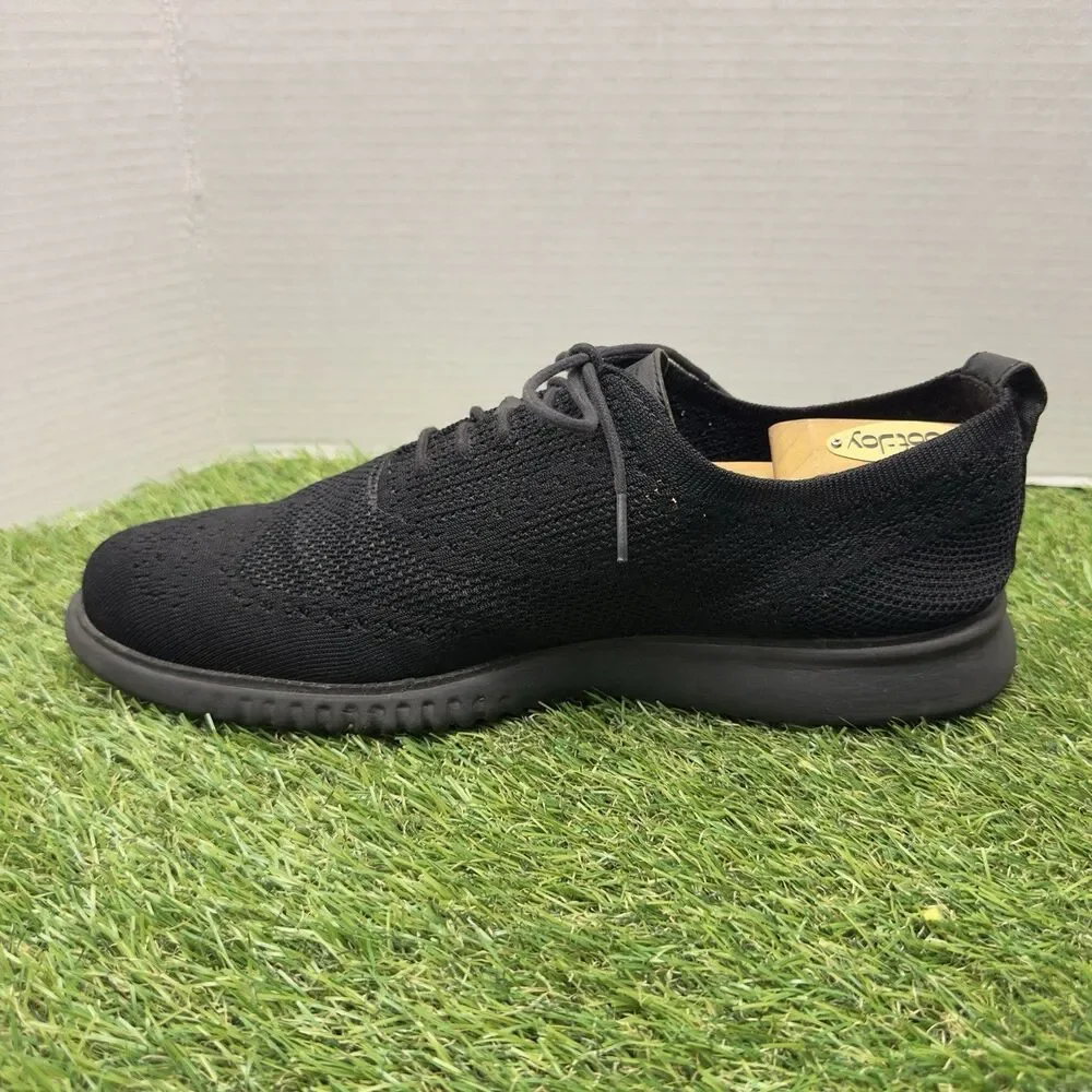 Cole Haan 2.Zerogrand Men's Size 11 Black Stitchlite Wingtip Oxford Shoes C28527